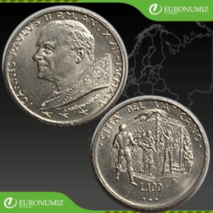 100 LIR 1995 VATIKAN JAN PAVOL II