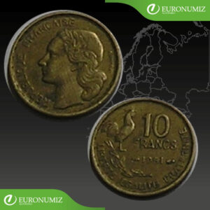 10 FRANCS 1951 FRANCUZSKO