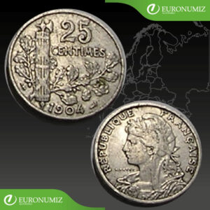 25 CENTIMES 1904 FRANCUZSKO