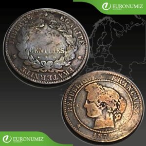 10 CENTIMES 1876 FRANCUZSKO