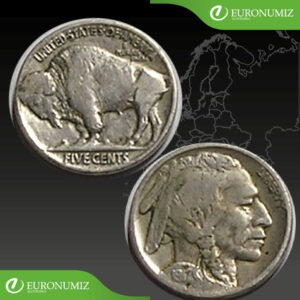 FIVE CENTS 1917 USA