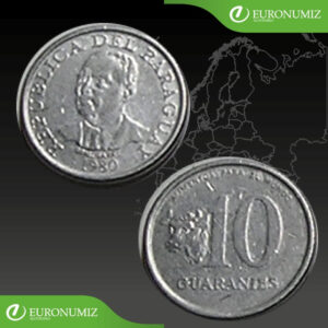10 GUARANIES 1980 PARAGUAY