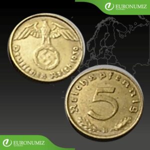 5 REICHSPFENNIG 1939 B NEMECKO