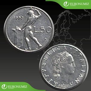 50 LIR 1992 TALIANSKO