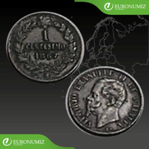1 CENTESIMO 1867 TALIANSKO