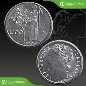 100 LIR 1990 TALIANSKO