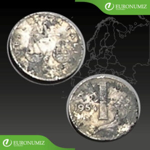 1 LIRA 1954 TALIANSKO