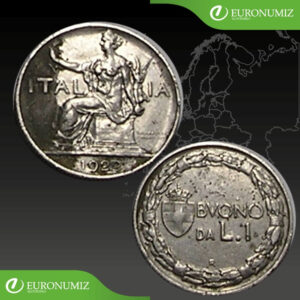 1 LIRA 1922 TALIANSKO