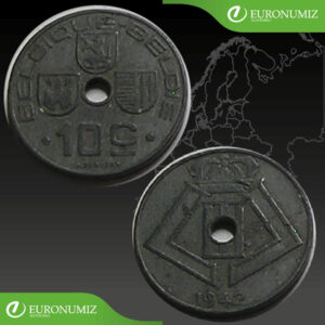 10 CENTIMES 1942 BELGICKO