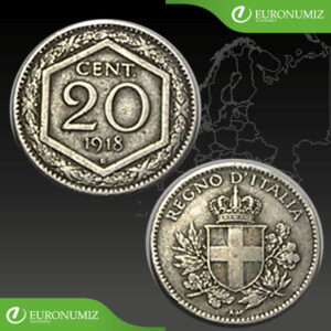 20 CENT 1918 TALIANSKO