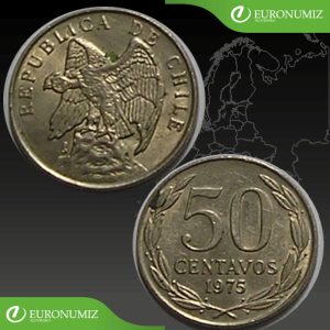 50 CENTAVOS 1975 CHILE