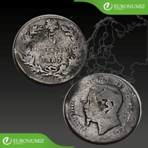 5 CENTESIMI 1867 N TALIANSKO