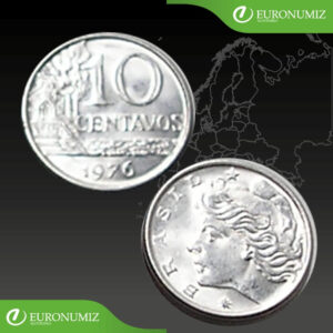 10 CENTAVOS 1976 BRAZILIA
