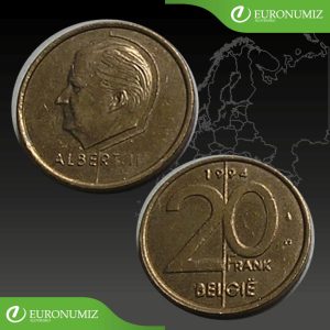 20 FRANK 1994 BELGICKO BELGIE