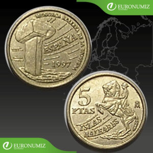 5 PESETAS 1997 SPANIELSKO