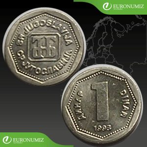 1 DINAR 1993 JUHOSLAVIA
