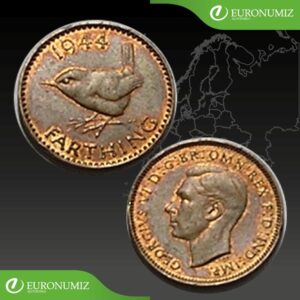 1 FARTHING 1944 VELKA BRITANIA
