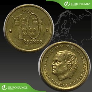 10 KRONOR 1993 SVEDSKO