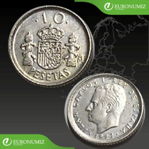 10 PESETAS 1992 SPANIELSKO