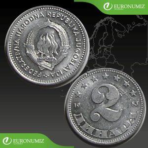 2 DINARA 1953 JUHOSLAVIA