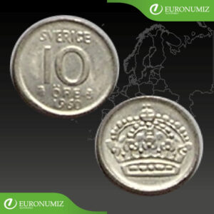 10 ORE 1960 SVEDSKO  STRIEBRO