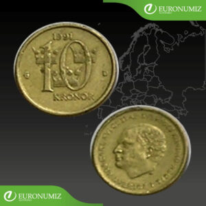 10 KRONOR 1991 SVEDSKO
