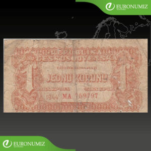 1 KORUNA 1944 REPUBLIKA CESKOSLOVENSKA
