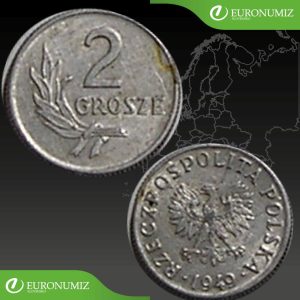 2 GROSZE 1949 POLSKO