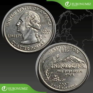 QUARTER DOLLAR 2007 D USA  WASHINGTON