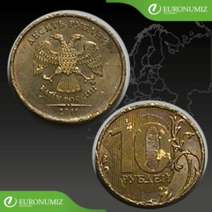 10 RUBLOV 2011 RUSKO ODRETA