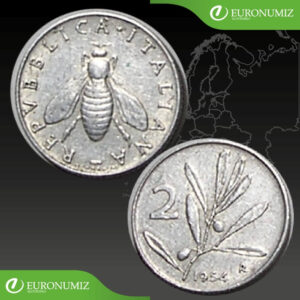 2 LIRI 1954 TALIANSKO