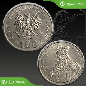 100 ZLOTYCH 1987 POLSKO