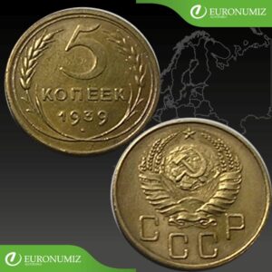 5 KOPEJOK 1939 RUSKO CCCP