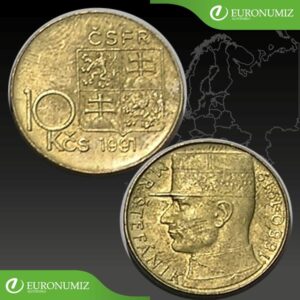 10 KORUN 1991 CSFR  M.R.STEFANIK