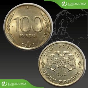 100 RUBLOV 1993 RUSKO