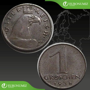1 GROSCHEN 1938 RAKUSKO