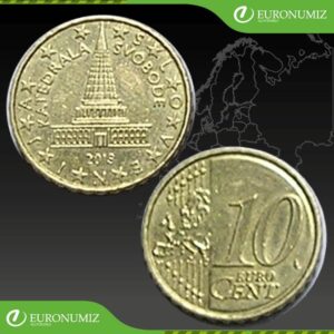 10 CENT 2018 SLOVINSKO  Z OBEHU