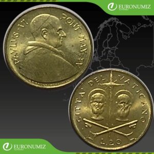 20 LIR 1967 VATIKAN PAVOL VI