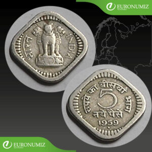 5 PAISE 1959 INDIA