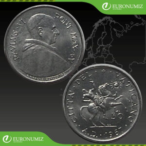 50 LIR 1967 VATIKAN PAVOL VI