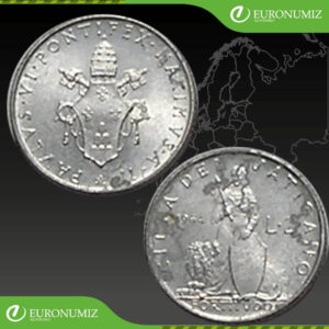 2 LIRA 1964 VATIKAN PAVOL VI