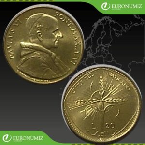 20 LIR 1968 VATIKAN PAVOL VI