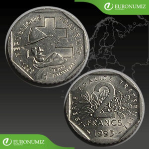 2 FRANCS 1993 FRANCUZSKO