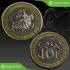 10 FRANCS 1997 MONAKO