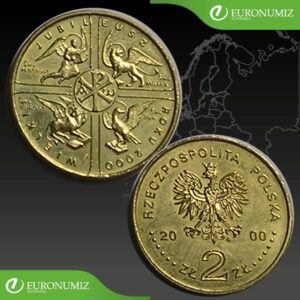 2 ZLOTE 2000 POLSKO