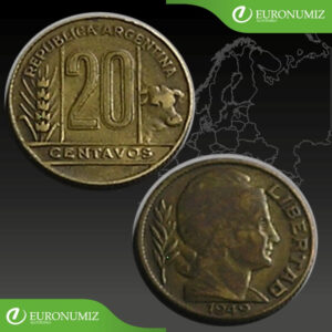 20 CENTAVOS 1949 ARGENTINA