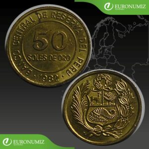 50 SOLES DE ORO 1982 PERU