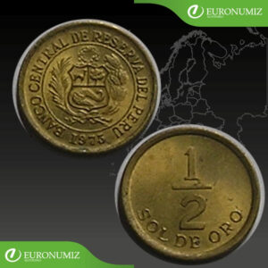 1/2 SOL DE ORO 1975 PERU