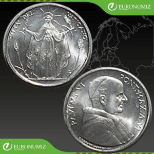 5 LIR 1968 VATIKAN PAVOL VI