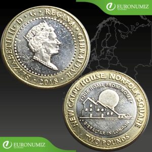 TWO POUNDS 2018 GIBRALTAR